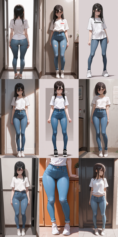 Prefect Illustrious v1.5 - 細身の体形のキャラクターを出力するプロンプト:画像6