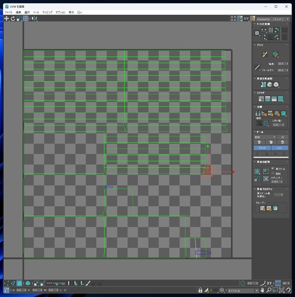 Substance 3D Painter のプロジェクトを作成し、fbxファイルを読み込む:画像3