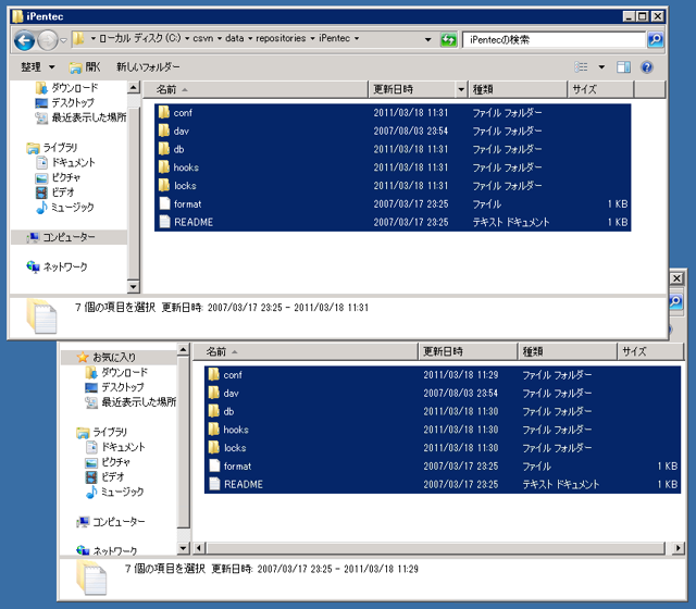 Subversion Edgeに別のSubversionのリポジトリをインポートする (CollabNet SuvbersionからCollabNet Subversion Edgeへのアップグレード):画像4