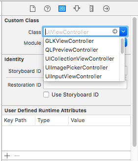 Failed to instantiate the default view controller for (ストーリーボードファイル名) '(クラス名)' エラーが表示され、画面が表示されない:画像5