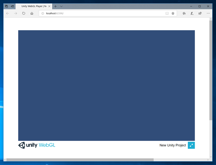 WebGL用の実行ファイルをビルドする:画像8