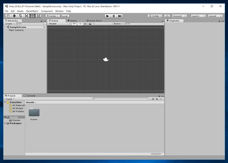 Unity の新規プロジェクトを作成する:画像9