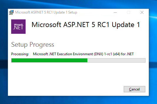 ASP.NET 5 RC1 をインストールする:画像6