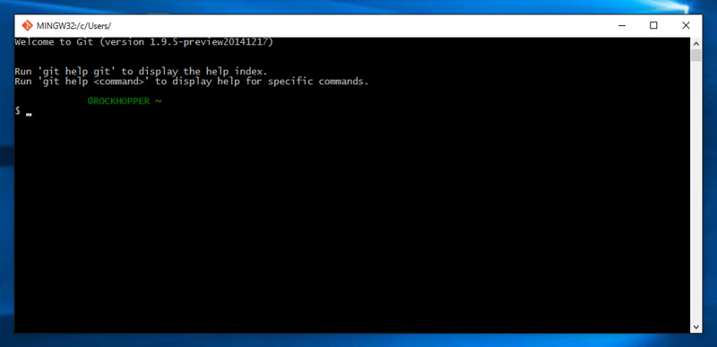 Visual Studio 2015 からGit コマンドプロンプト ツールをインストールする:画像13