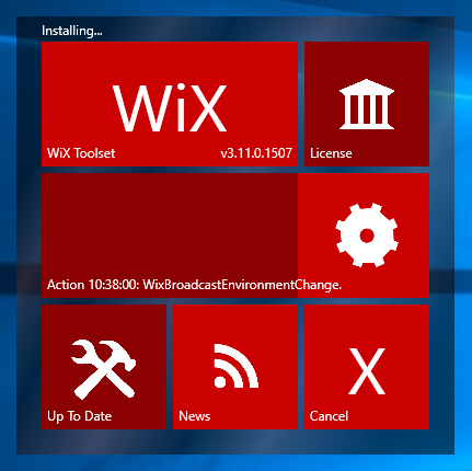 WiX Toolset 3.1x (Visual Studio 2017) のインストール:画像10