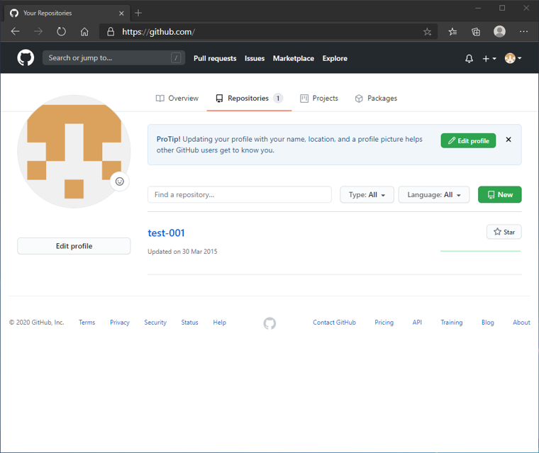 Visual StudioでGitHubのリポジトリの複製をローカルに作成する:画像14