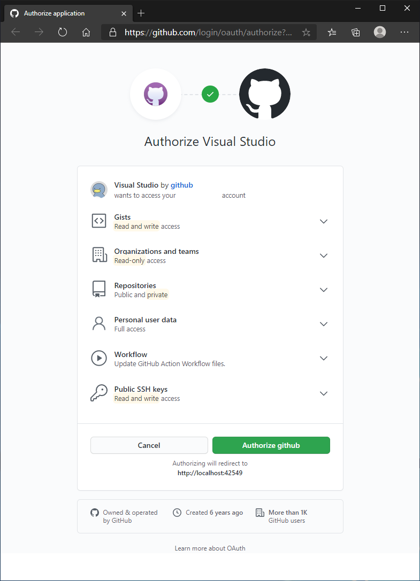 Visual StudioでGitHubのリポジトリの複製をローカルに作成する:画像6