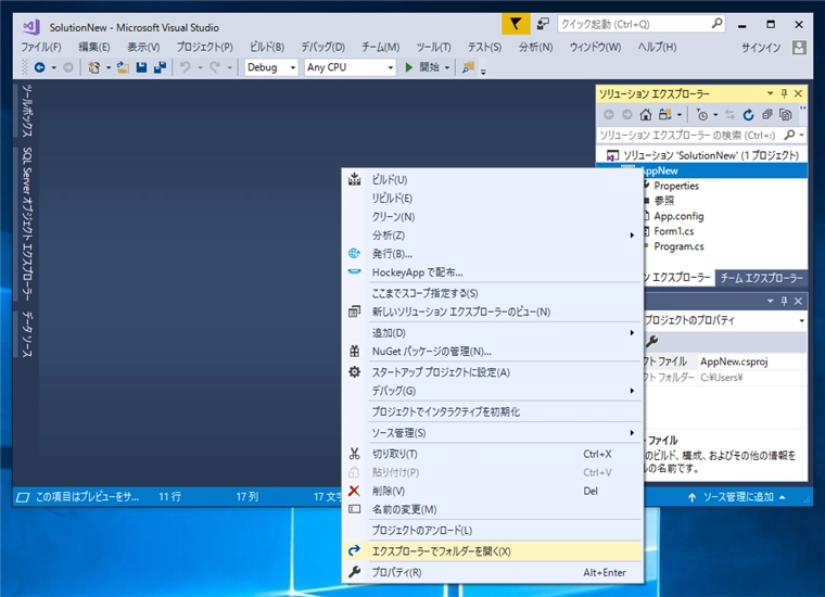 Visual Studio Change Project Name