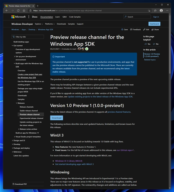 Windows App SDK 1.0 をインストールする:画像31