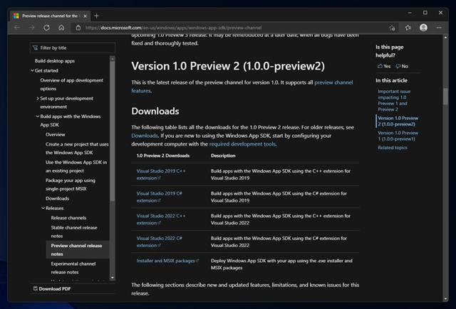 Windows App SDK 1.0 をインストールする:画像29