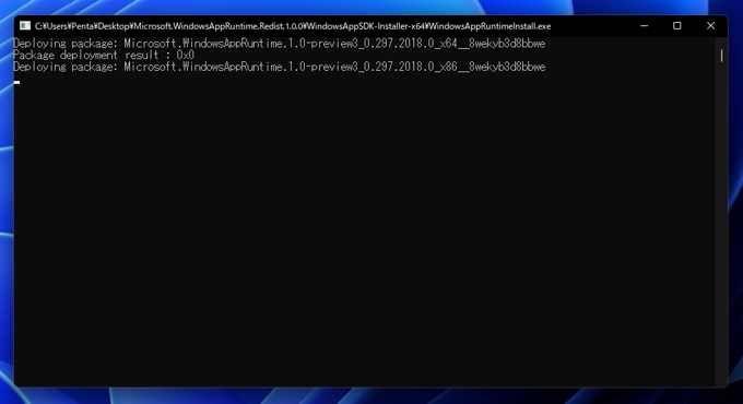 Windows App SDK 1.0 をインストールする:画像28