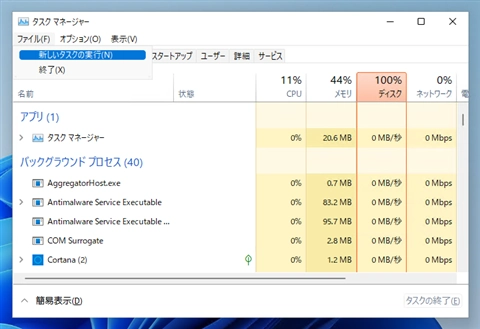 Windows 11 プレビュー版でタスクバーにボタンやアイコンが表示されなくなってしまった:画像4