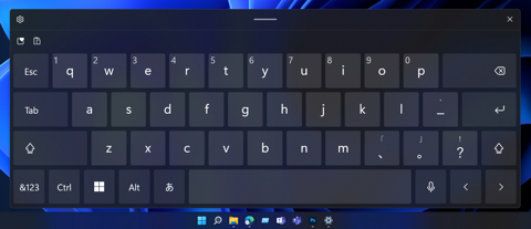 ソフトウェアキーボードを利用する (タッチキーボード・スクリーンキーボードの利用):画像21