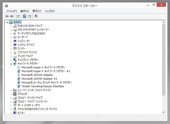 未使用のネットワークカードを削除する:画像6