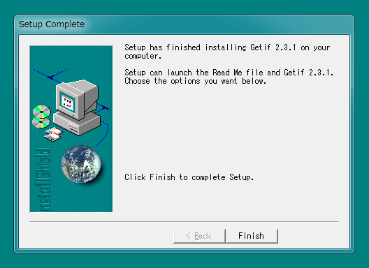 Getifのインストール:画像7