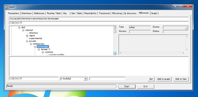 Getif にWindows ServerのプライベートMIB情報をインポートする:画像6