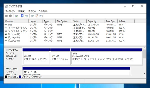 Hyper-V 仮想マシンに物理ディスクを接続する:画像2