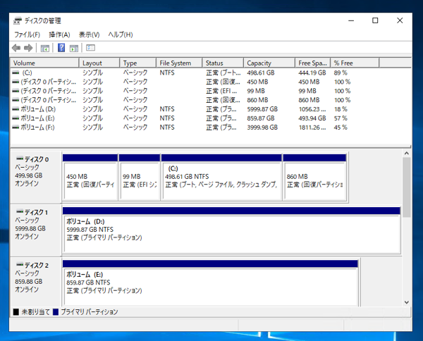 Hyper-V 仮想マシンに物理ディスクを接続する:画像13