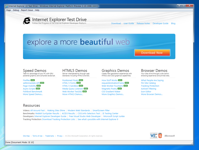 Internet Explorer 10 (IE10) Platform Preview のインストール:画像7