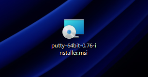 PuTTY のインストール:画像4