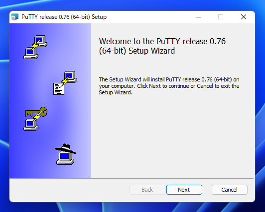 PuTTY のインストール:画像5