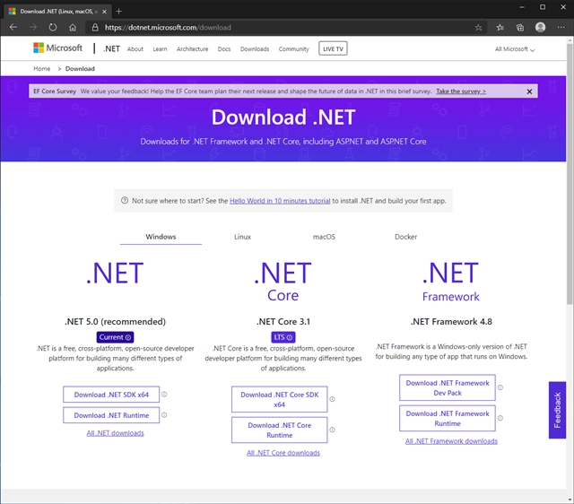 Microsoft .NET 5 Desktop Runtime をインストールする:画像2