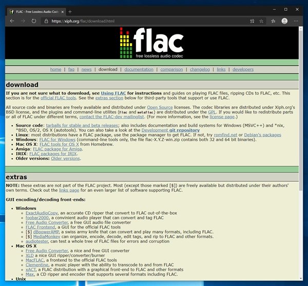 Flac エンコーダー デコーダー (flac.exe) をインストールする:画像2
