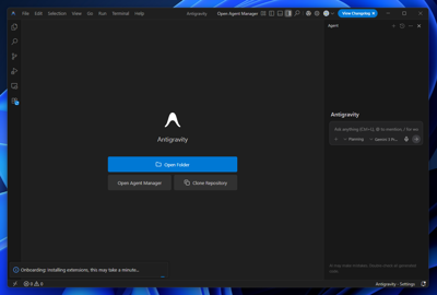 Google Antigravity をインストールする:画像24