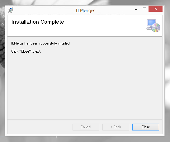 ILMerge のインストール:画像8
