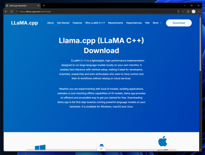 Llama.cpp のインストール:画像2