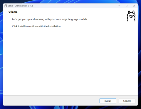 Ollama をインストールする:画像4