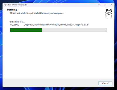 Ollama をインストールする:画像7