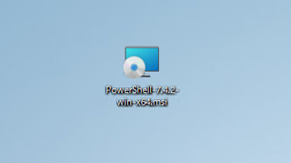 PowerShell 7 をインストールする - PowerShell ウィンドウで「新機能と改善のために最新の PowerShell をインストールしてください! https://aka.ms/PSWindows」が表示される:画像7