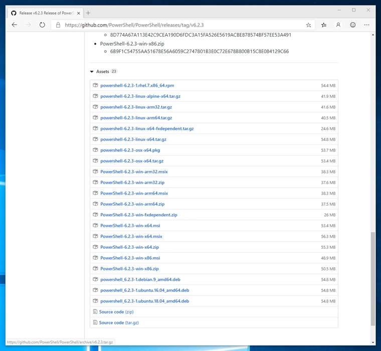PowerShell Core 6 をインストールする - PowerShell ウィンドウで「新しいクロスプラットフォームの PowerShell をお試しください https://aka.ms/pscore6」が表示される:画像7