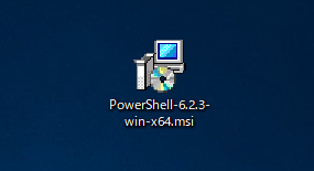 PowerShell Core 6 をインストールする - PowerShell ウィンドウで「新しいクロスプラットフォームの PowerShell をお試しください https://aka.ms/pscore6」が表示される:画像8