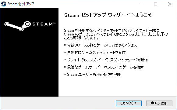 Steamのインストール:画像5