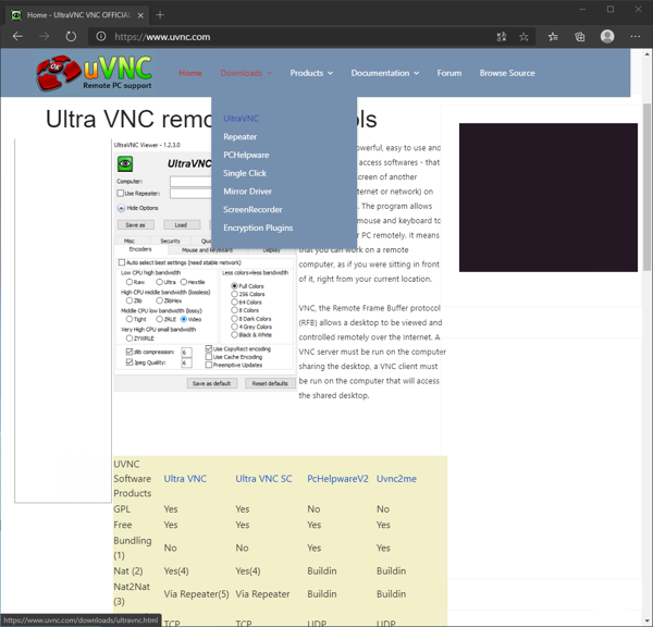Ultra VNC のインストール:画像2