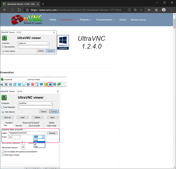Ultra VNC のインストール:画像5