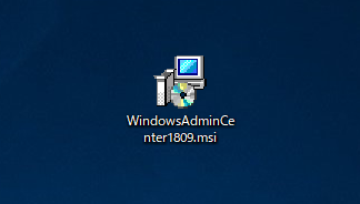 Windows Admin Center 1809 のインストール:画像3