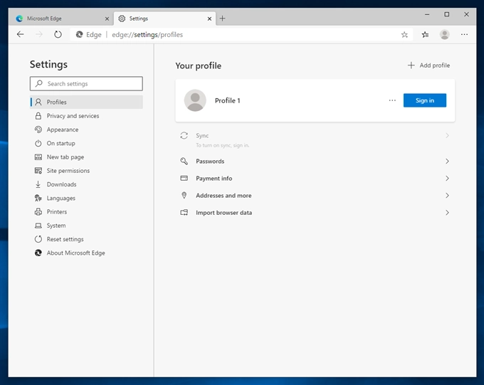 Microsoft Edge のUIの表示を日本語に変更する:画像4