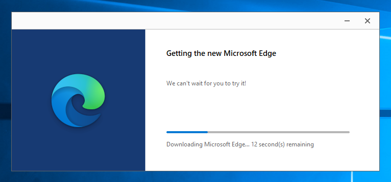 Microsoft Edge (2020年1月版) をインストールする:画像6