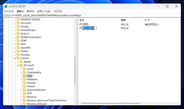 Microsoft Edge で新しいタブを開いた際のページを指定したページに変更する:画像10