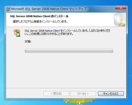 SQL Server Native Client をインストールする:画像11