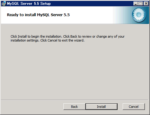 MySQLのインストール (MySQL Community Database Server のインストール):画像6