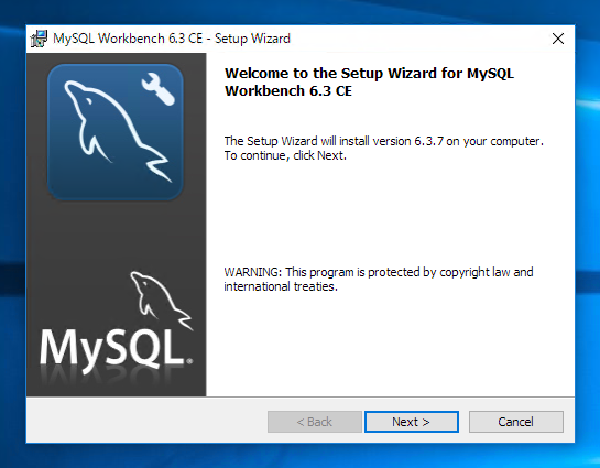 MySQL Workbench をインストールする:画像4