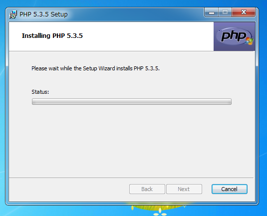 PHP5.3 (Thread Safe版)をインストールする (Apache HTTP ServerでPHPを動作させる):画像9
