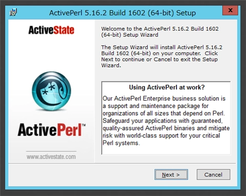 Windows Server に Active Perl をインストールする:画像19