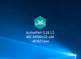 Windows Server に Active Perl をインストールする:画像1