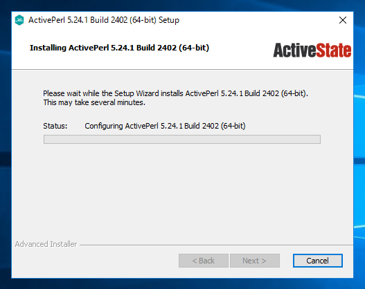 Windows Server に Active Perl をインストールする:画像13