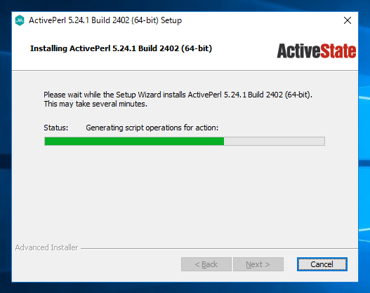 Windows Server に Active Perl をインストールする:画像14